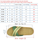 Natural linen slippers summer home indoor sandals men's women's unisex spring and autumn couples landing guests flax Non-slip525