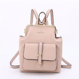 2020 New Arrival Angel Kiss Brand Women Small Backpack in High Quality Waterproof Thick Nylon with Gold Color Frame