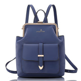 2020 New Arrival Angel Kiss Brand Women Small Backpack in High Quality Waterproof Thick Nylon with Gold Color Frame