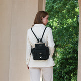 2020 New Arrival Angel Kiss Brand Women Small Backpack in High Quality Waterproof Thick Nylon with Gold Color Frame