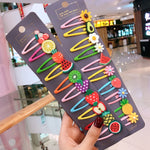 Cute Cartoon Animals Fruit  Kids Hair Accessories