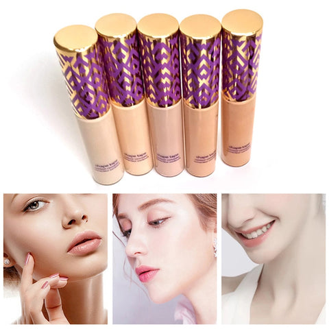 Face Concealer 5 Colors Long-lasting Face Liquid Foundation Facial Makeup Dark Eye Circle Hide Blemish make foundation