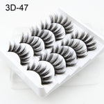 NAGARAKU 5 pairs 3D Mink False Eyelash Extension Natura Fake Eye Lashes  makeup kit maquiagem