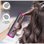 Cordless Automatic Hair Curler iron wireless Curling Iron USB Rechargeable Air Curler for Curls Waves LCD Display Ceramic Curly