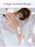 Women Watches Top Brand Luxury 2020 Fashion Diamond Ladies Wristwatches Stainless Steel Silver Mesh Strap Female Quartz Watch