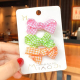 2/3 Pcs/Set Children Cute Cotton Flower Bow Elastic Hair Bands Girls Lovely Hollow Barrettes Hairpins Kids Hair Accessories